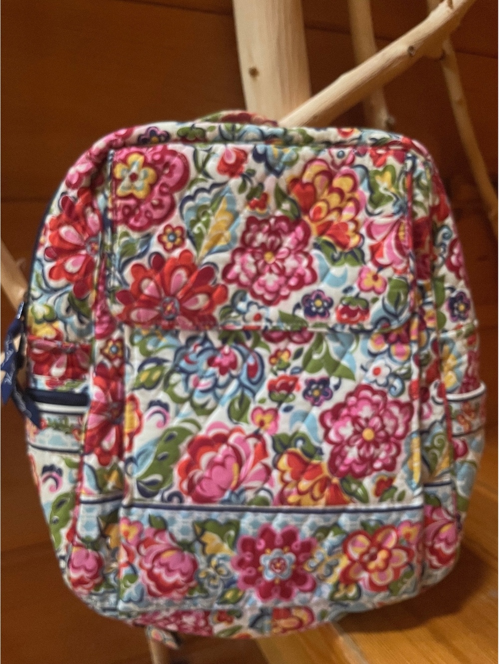 Vera Bradley floral quilted backpack